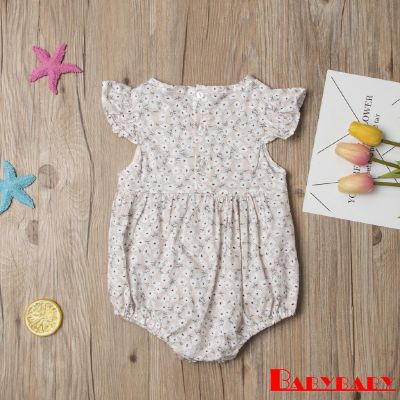 LZP-Newborn Toddler Girls Floral Jumpsuit Outfits Clothes 0-24 M*