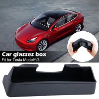 【LZ】▲  Centro Braço Hidden Storage Box Carro Óculos Organizer Acessórios Interior Cor cinza Tesla Model 3 Y O1R0 Z3U8