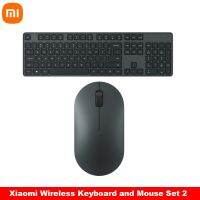 Original Xiaomi Wireless Keyboard &amp; Mouse Set 2 104 Keys Keyboard 2.4 Ghz USB Receiver Mouse For PC Windows 10