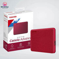 EC Service Toshiba Canvio Advance V10 External Portable Hard Drive HDTCA10AR3AA Local Uni  1TB,2TB,4TB มี 4 สี RED อุปกรณ์จัดเก็บข้อมูล ฮาร์ดดิสก์ สินค้าแท้ทุกชิ้น มีกระเป๋าแถมให้ฟรี