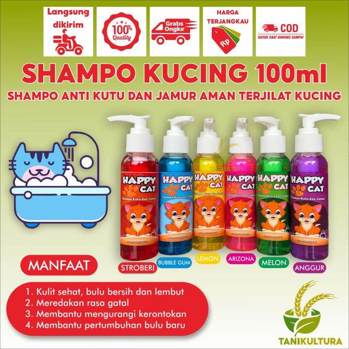 Sampo Tubby Feline PERSIAN Shampoo Anti Rontok Bulu Lembut Kucing