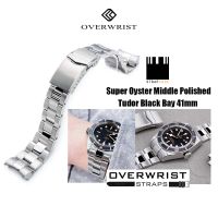 สายนาฬิกา strapcode super oyster (Super-O Boyer) Middle Polished for Tudor Blackbay 41mm