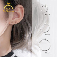 Hello Girl Jewelry New Fashion Silver Peas Earrings Fashion Simple Pierced thumbnail