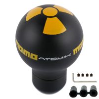 Yellow Momo Gear Shift Knob Manual Transmission Stick Shifter Lever For Universal Car