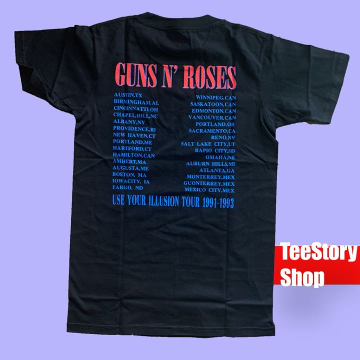 เสื้อ-gun-n-roses-เสื้อวงดนตรี-ใส่ง่าย-ใส่สบาย-เท่ไม่มีจะแดก