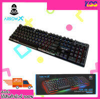 คีย์บอร์ดมีไฟ Arrow x ydk-ak-600 Gaming Keyboard Rainbow LED ประกัน 1 ปี