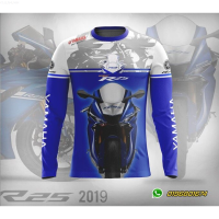 TSHIRT YAMAHA R25 NEW FACELITE 2023 Motorcycle Jersey Long Sleeve Size S-3XL {in store}