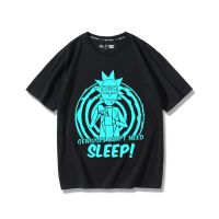 ▦✚✧ York Hewlett Rick rick morty joint short sleeve T-shirt men and morty cartoon peripheral isn tide printed cotton clothes