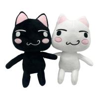 Black Toro Inoue Cat Plush Toy Soft Stuffed Kittens Cute Animal Doll For Girls Kids Cat Plushies Christmas Birthday Gift fine