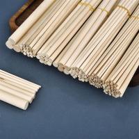 Round Wooden Stick 300mm Long DIY Wood Handmade 3/4/6/8/10/12/14mm Diameter Durable Dowel Building Model Woodworking Tool Shoes Accessories