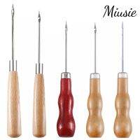 （QIQI tool）  MIUSIE 1ชิ้นรองเท้าเครื่องมือซ่อมแซมจับหมัด AwlHeadSewing เครื่องมือหลุมชงกรวย