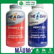 Mẫu mới Vintamin Tổng Hợp One A Day Dành Cho Nam Nữ Trên 50 Tuổi Chai 300