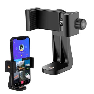 Universal Phone Tripod Adapter Cell SmartPhone Holder Adapter Mount With Hot Shoe For iPhone 13 Samsung Xiaomi Adjustable Clamp