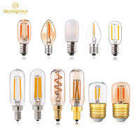 Mini Tubular Vintage หลอดไฟ LED E12 E14 E26 E27 สกรู Edison LED หลอดไฟ 110V 220V warm White โคมไฟระย้า T28 T25-dliqnzmdjasfg