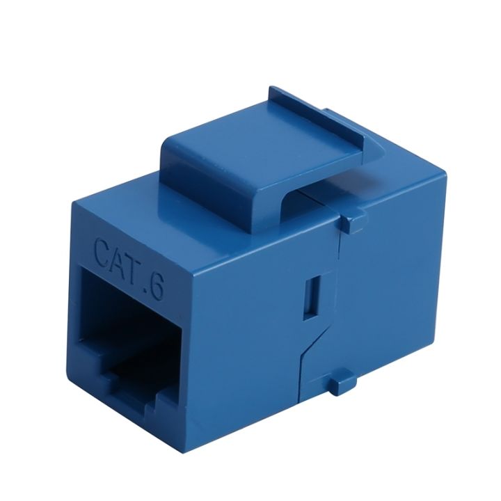 hot-ขั้วต่อ-rj45-10ชิ้นแจ็คสโตนส่วนขยาย-cat6-coupler-เครือข่ายอีเธอร์เน็ต-lan-cat-6-coupler-แจ็คขยายอะแดปเตอร์