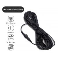 Extension cable with led solar lights 4.5 meter waterproof power cable male and female connector for solar lamp