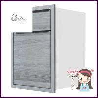 ตู้ลิ้นชักMDF KITZCHO 2ชั้นGLOSSY 46x66 ซม. สีคริสตัลไวท์2-DRAWER MDF KITCHEN CABINET KITZCHO GLOSSY 46X66CM CRYSTAL WHITE **สามารถออกใบกำกับภาษีได้ค่ะ**