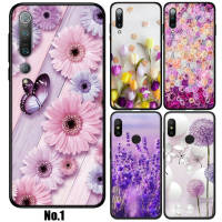 41XVV Purple Flower อ่อนนุ่ม High Quality ซิลิโคน Phone เคสโทรศัพท์ TPU ปก หรับ Xiaomi Redmi Note 8 9 10 Pro Max 10T 10S 9S 9T 8T Prime