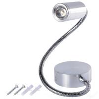 RLED Wall light with flexible arm Switches Reading lamp 3W, white