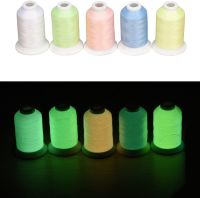 Glow in The Dark Machine Embroidery Thread 1000yards(1000M)Halloween Christmas Embroidery and Sewing Machines Free Shipping Knitting  Crochet