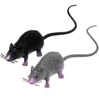 【YF】✿✕  Fake Rat Rats Mice Props Tricks Pranks Spooky Creepy Rubber Squeezable