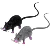 【YF】✲❇✌  Fake Rat Rats Mice Props Tricks Pranks Spooky Creepy Rubber Squeezable