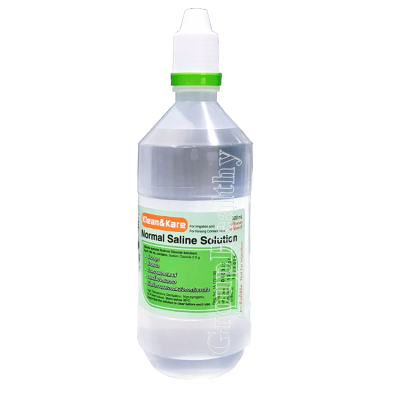 KLEAN&amp;KARE-Normal Saline น้ำเกลือล้างแผล เช็ดหน้า ล้างจมูก ล้างแผล 500 ML.