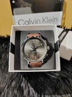 นาฬิกาข้อมือหนังแท้Calvin Klein Mens Stainless Steel Quartz Watch with Leather Strap, Brown, TD-CK25200110 มีประกัน ส่งฟรี