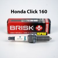 หัวเทียน BRISK PREMIUM ZS ไร้เขี้ยว Honda Click 160 Spark Plug (SZ01RC) รองรับเฉพาะเบนซิน 95 Made in EU