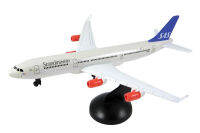 A340 SAS เครื่องบินสแกนดิเนเวียสำหรับชุดเกม1400 Daron ของเล่น SAS6264G Scandinavian Airlines System Cast Metal