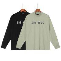 เสื้อยืดแขนยาว พิมพ์ลายตัวอักษร FE--AR SOB ROCK แฟชั่นสตรีท