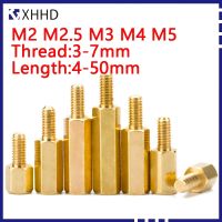 M2 M2.5 M3 M4 M5 Kuningan Hex Standoff Motherboard Spacer Segi Enam Berdiri Off Tembaga Pilar Kolom Rak Papan PCB Stud Nut Baut Sekrup