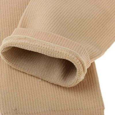 2Pcs Unisex Long Fingerless Gloves Gloves Arm Cover Striped Cotton Wrist Sleeves Arm Warmer Sleeve Knitted Gloves Fingerless