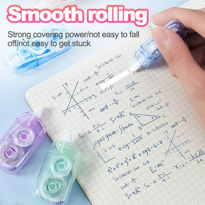 bnesos Stationary School Supplies Correction Tape 6mX6Pcs Correction