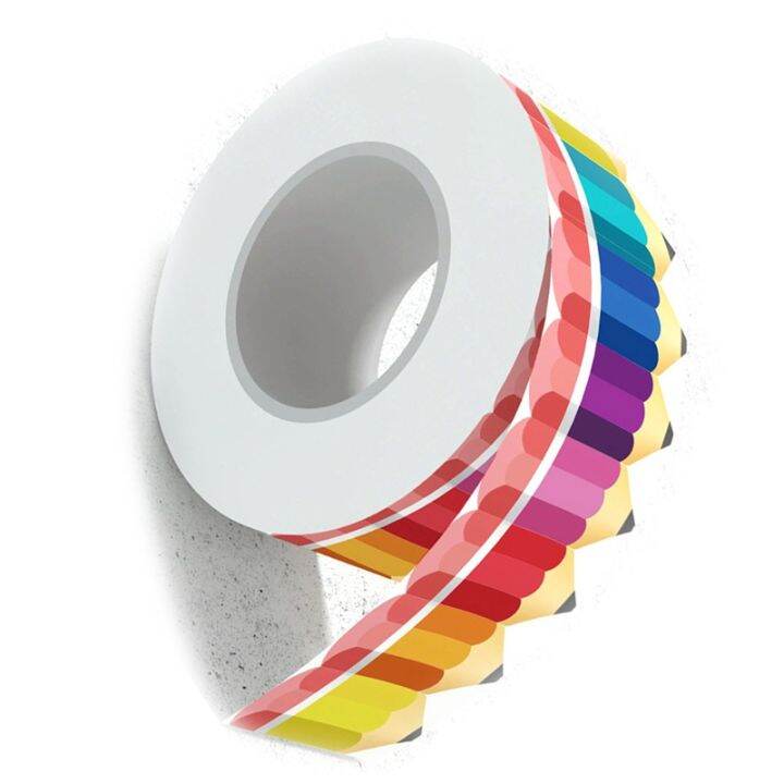 Stripe Scalloped Border Sticker Trim Bulletin Borders Stickers Self Adhesive Bulletin Board