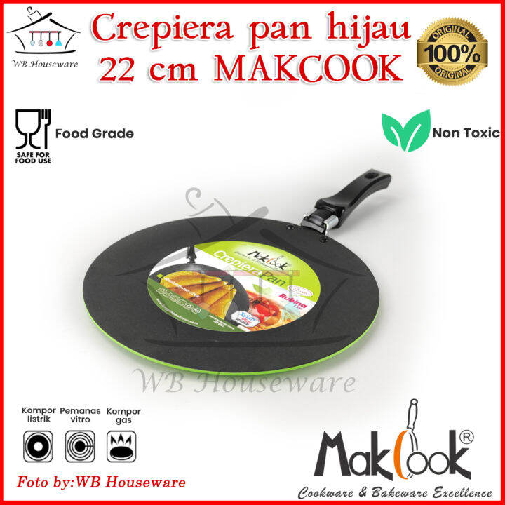 Crepes Pan Creper Snack Maker Classic Crepiera Cm Makcook Lazada Indonesia