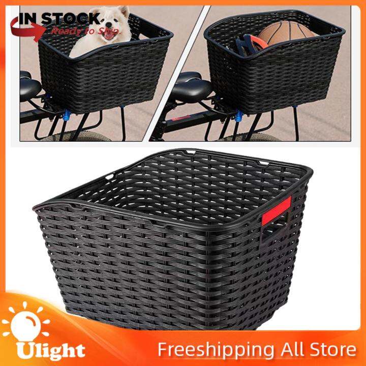 Ulight Rear Bike Basket Bike Basket Bicycle Cargo Rack Detachable