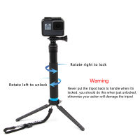 (สินค้าเฉพาะจุด) ESIN สำหรับ GoPro Selfie Stick ที่วางศัพท์ขาตั้งกล้องแบบพับได้อลูมิเนียมอัลลอยด์ Monopod สำหรับ DJI Action Insta360 Smartphone 。《 Suggest Order 》