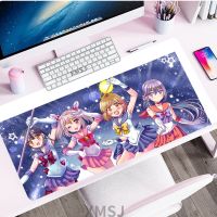 สาวน่ารักคอมพิวเตอร์ Mechanical Keyboard Carpet แผ่นรองเมาส์อะนิเมะแล็ปท็อปโฮมออฟฟิศเดสก์ท็อปอุปกรณ์เกมอุปกรณ์เสริม Kawai Mouse Pad