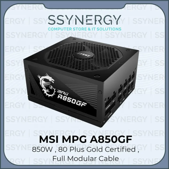 msi MPG A850GF 850W A Gold 80PLUS