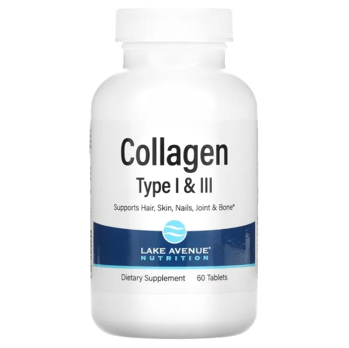 Lake Avenue Nutrition, Hydrolyzed Collagen Type 1 & 3, 1000 mg, 60