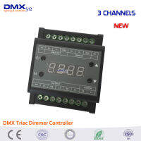 Dmx Triac Dimmer Controller ความสว่าง Led 3ช่อง3*110W110V, 3*220W220V เอาต์พุตแรงดันสูง3CH 1A Ch สำหรับแผงไฟ Led