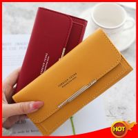 COD KKW MALL Forever Young purse Womens Long Wallet Korean version simple buckle atmospheric womens wallet large capacity Wallet