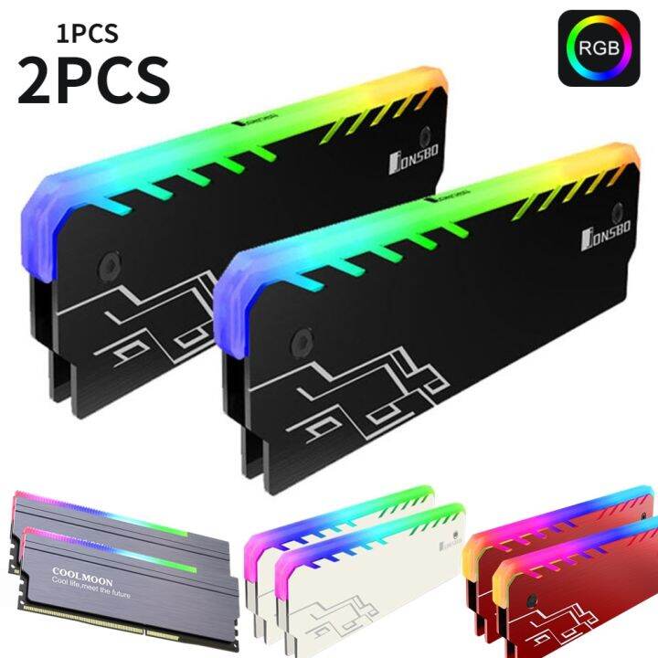 JONSBO Ram Heat Sink RGB Memory Radiator Cooling Thermal Pads For