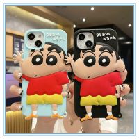 COD DSFDGFNN เคสไอโฟนน้ำเงินดำการ์ตูน3D Crayon Shin-chanเคสซิลิโคนเหลวแบบนิ่ม for Apple 13 เคสไอโฟน11 เคสไอโฟน12PROMAX เคสไอโฟน7พลัส XR 8PLUS caseiPhone13 Pro max เคส iPhone 6 7 8 plus เคสไอโฟน13 โปร