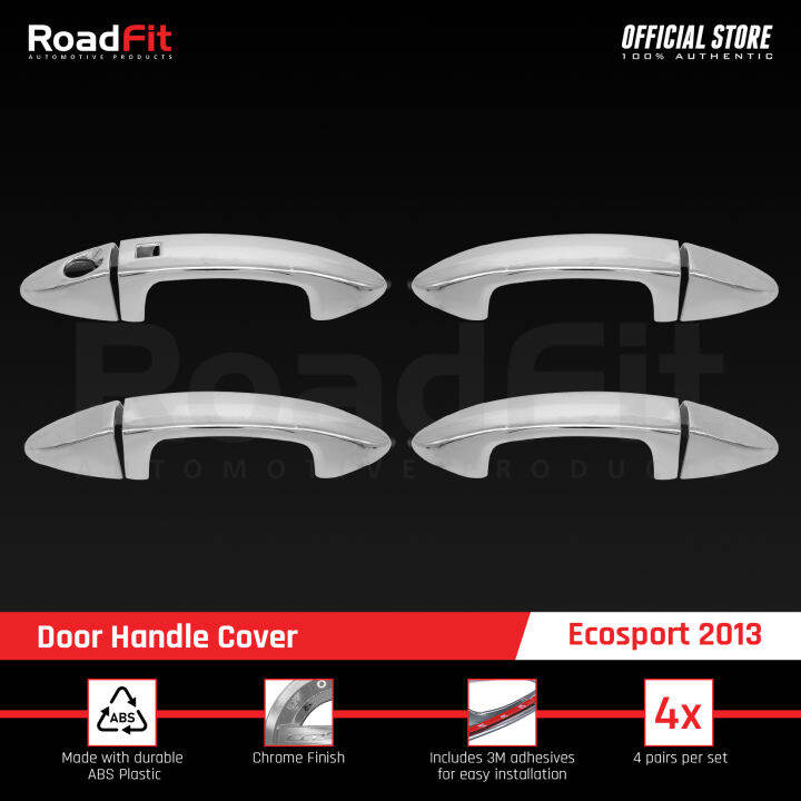 Ford Ecosport 2013 Chrome Door Handle Cover w/ Keyhole & Provision for