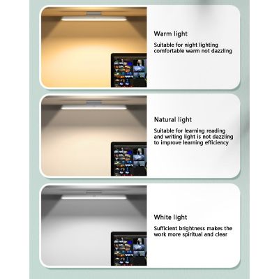 Wireless LED Wall Reading Light Stick on Bunk Dimmable Contact Lights Headboard Adhesive Lamp for Makeup Mirror