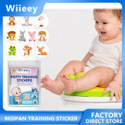 Wiieey Miếng Dán Tập Đi Tiểu Cho Trẻ Em Giấy Nhân Vật Hoạt Hình Hỗ Trợ Đào