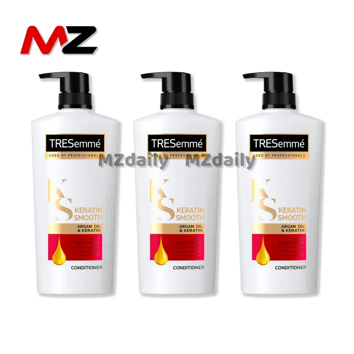 Set Of 3 Tresemme Keratin Smooth Argan Oil Keratin Conditioner Lazada Ph