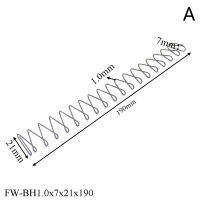 Lianjing 1.0mm Wire diameter Square ฤดูใบไม้ผลิการบีบอัดแบน